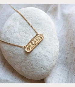 Label Kiki Flower market necklace gold KSK1851-GOLD