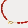 Label Kiki Grape beads necklace gold KSK1641-GOLD