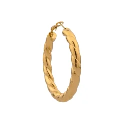 Label Kiki Label Kiki Knotbound hoop gold
