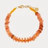 Label Kiki Orange shell bracelet gold KSA1761-GOLD