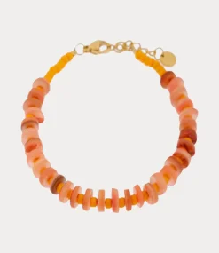 Label Kiki Orange shell bracelet gold KSA1761-GOLD