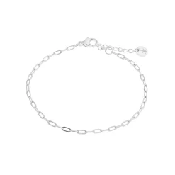 Label Kiki Plain chain bracelet silver - KSA862-SILVER