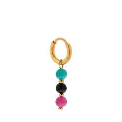 Label Kiki Round color hoop gold