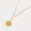 Label Kiki Smiling sun necklace gold KSK1841-GOLD