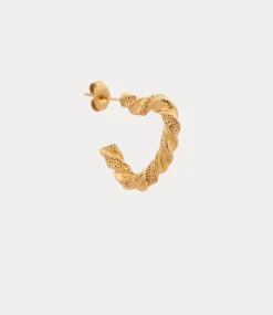 Label Kiki Twisted love hoop gold KSH2521-GOLD
