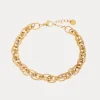 Label Kiki Twisted stripes bracelet gold KSA2401-GOLD