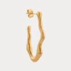 Label Kiki Wavy hoop gold KSH2571-GOLD