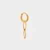 Label Kiki Wobbly hoop gold KSH2421-GOLD