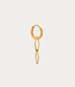 Label Kiki Wobbly hoop gold KSH2421-GOLD
