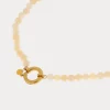 Label Kiki Yellow snake necklace gold KSK1741-GOLD