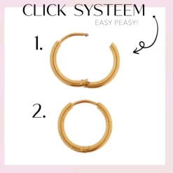 Label Kiki You're my seastar hoop gold KSH1961-GOLD