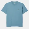 Lacoste Tee s/s limestone blue TH7318-HD9