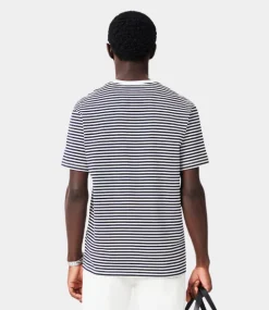 Lacoste Tee s/s white navy blue TH9749-522