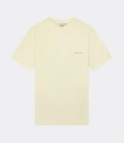 Law of the Sea Aqua flow artwork tee coconut milk 10069-901