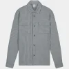 Law of the Sea Cloud check shirt denim blue 10048-306
