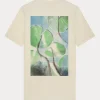 Law of the Sea Lily artwork tee coconut milk 10074-901
