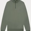Law of the Sea Mind half zip sweater vetiver 10099-405