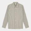 Law of the Sea Philyra oxford shirt vetiver 10042-405
