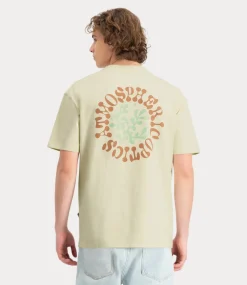 Law of the Sea Sphere artwork tee coconut milk 10079-901