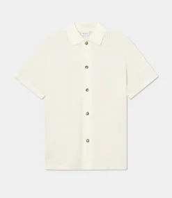 Les Deux axel ss shirt light ivory 1000164-218