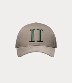 Les Deux Baseball cap II desert taupe pine green LDM702003-839546
