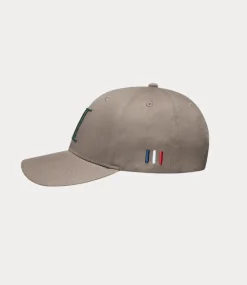 Les Deux Baseball cap II desert taupe pine green LDM702003-839546