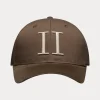 Les Deux Baseball Cap Suede II mountain grey/ivory LDM702003-335215