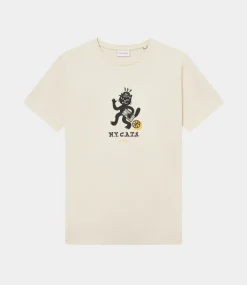 Les Deux Bruno Cat T-Shirt ivory LDM101214-215215