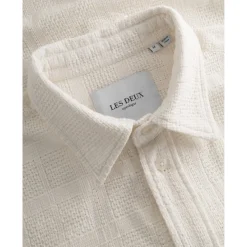 Les Deux Charlie SS Shirt Light Ivory LDM401081-218218