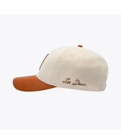 Les Deux Contrast Baseball Cap Ivory/Burnt Clay LDM702057-215807
