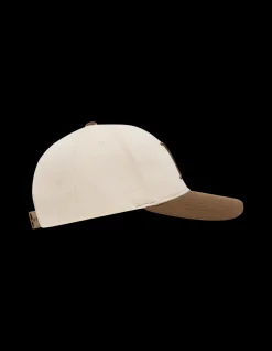 Les Deux Contrast Baseball Cap Ivory/Ebony Brown LDM702057-215856