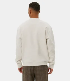 Les Deux Crew Sweatshirt snow melange LDM200128-230230