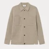 Les Deux fischer milano overshirt light desert sand melange LDM310136-847847