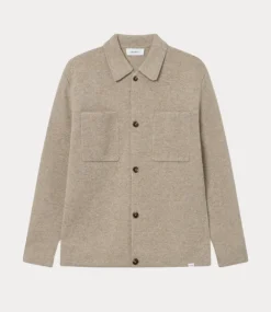 Les Deux fischer milano overshirt light desert sand melange LDM310136-847847