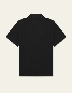 Les Deux Gespertus SS Knit Shirt black LDM310157-100100