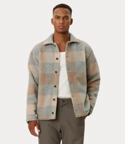 Les Deux jermaine overshirt light desert sand desert taupe LDM640110-817839