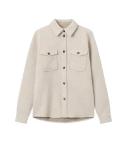 Les Deux Lennon boucle overshirt ivory LDM640080-215215