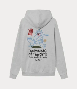 Les Deux luca hoodie snow melange LDM202044-2323