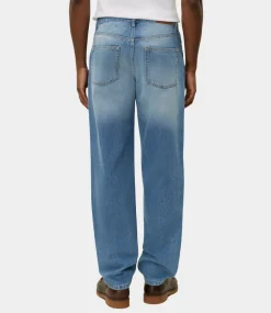 Les Deux ryder washed denim pants light blue blue wash 1000080-462