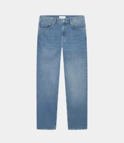 Les Deux ryder washed denim pants light blue blue wash 1000080-462