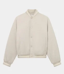 Les Deux Tech Varsity Jacket light sand LDM610187-815815