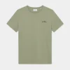 Les Deux wild flower t-shirt oil green 1000218-517