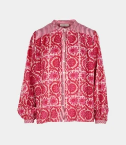 Maison Hotel Flamingo grooves leandra blouse hot pink FLAMINGO