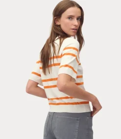 MbyM Carla-M Bravana Stripe Sugar Orange Peel Stripe 61489407-R97