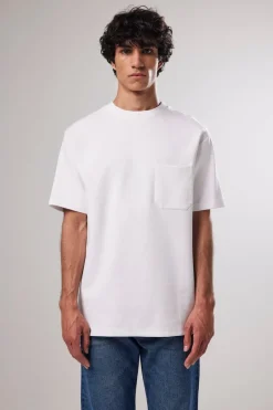 NN.07 Nat pocket tee s/s off white