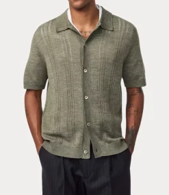 NN.07 Thor SS knitted shirt 6584 Capers 2526584695-343