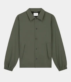 Olaf bonded ripstop coach jacket grey green M200503-GREY GREEN