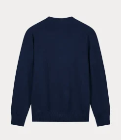 Olaf essential knit navy M200701-NAVY