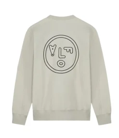 Olaf Face crewneck cement