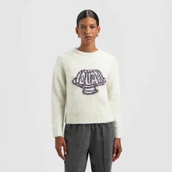 Olaf jelly crewneck knit light cream